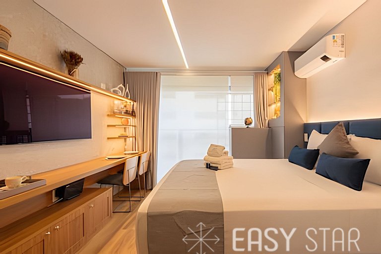 Easy Star - Stylish Studio in the Heart of Novo Brooklin - H