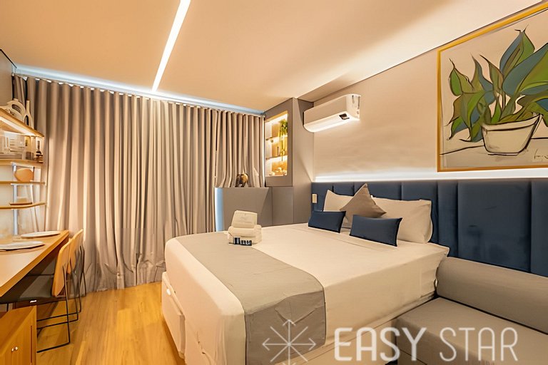Easy Star - Studio estiloso no coração do Novo Booklin - HE0