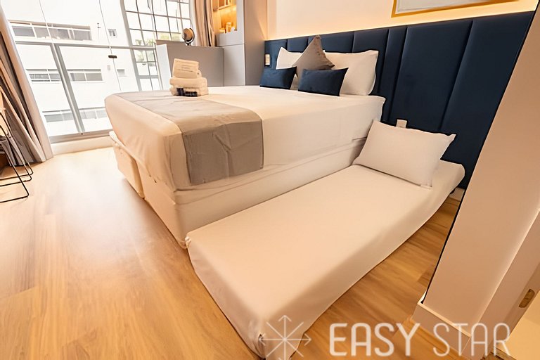 Easy Star - Stylish Studio in the Heart of Novo Brooklin - H