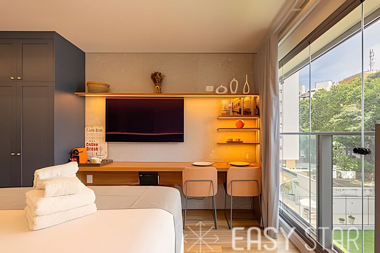 Easy Star - Studio estiloso no coração do Novo Booklin - HE0