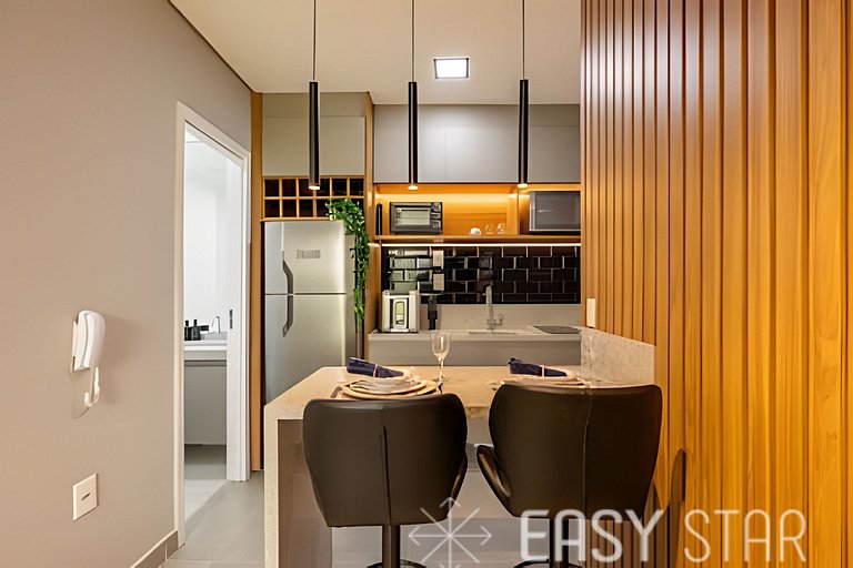 Easy Star - Beautiful Studio in the Heart of Novo Brooklin -