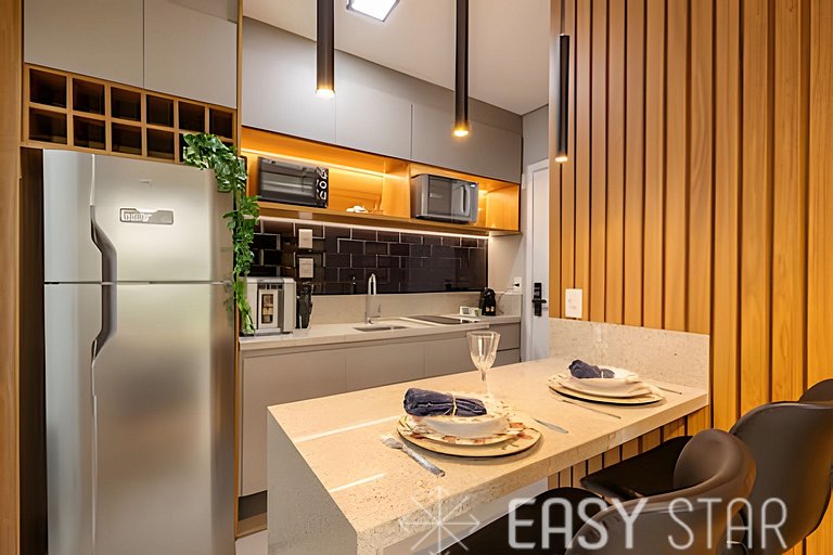 Easy Star - Beautiful Studio in the Heart of Novo Brooklin -
