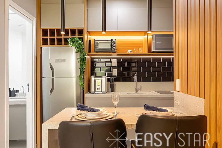 Easy Star - Beautiful Studio in the Heart of Novo Brooklin -