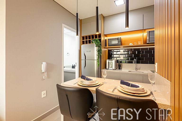 Easy Star - Beautiful Studio in the Heart of Novo Brooklin -