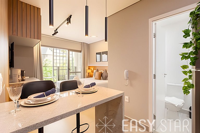 Easy Star - Hermoso Estudio en el Corazón de Novo Brooklin -