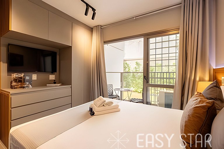 Easy Star - Beautiful Studio in the Heart of Novo Brooklin -