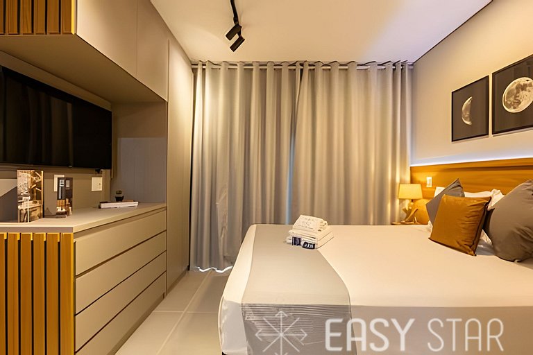 Easy Star - Beautiful Studio in the Heart of Novo Brooklin -