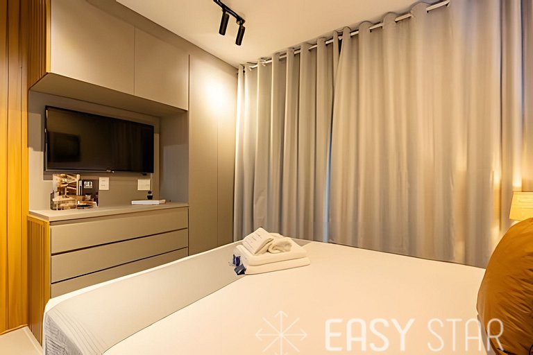 Easy Star - Beautiful Studio in the Heart of Novo Brooklin -
