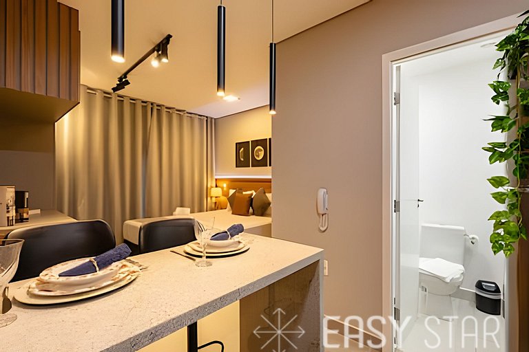 Easy Star - Beautiful Studio in the Heart of Novo Brooklin -
