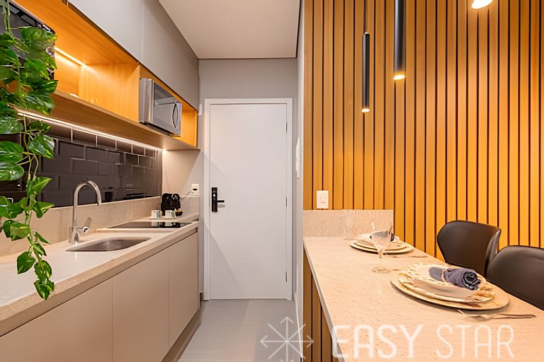 Easy Star - Hermoso Estudio en el Corazón de Novo Brooklin -