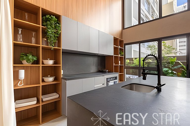 Easy Star - Lindo studio em Pamplona ao lado da Av. Paulista