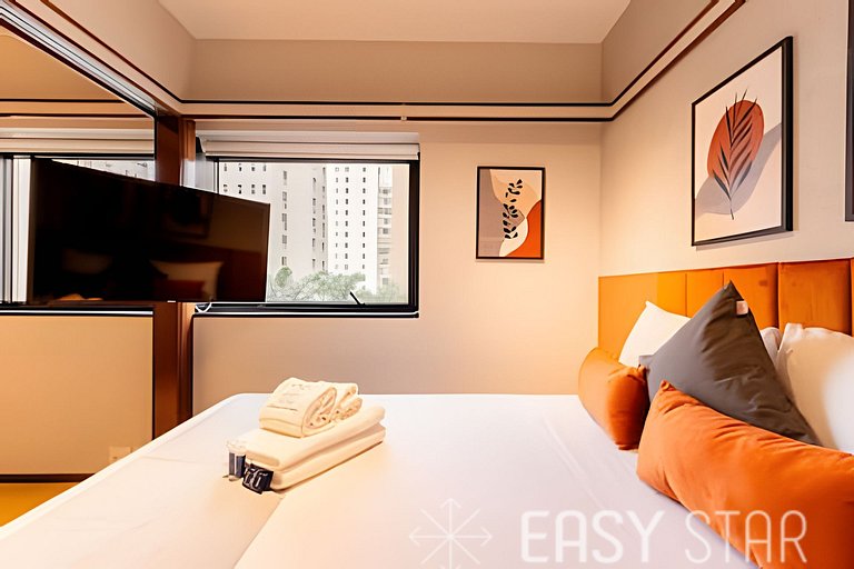 Easy Star - Flat clássico no coração do Jardim Paulista - HP