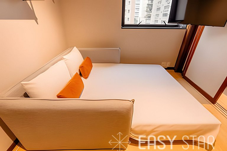 Easy Star - Flat clássico no coração do Jardim Paulista - HP