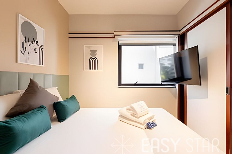 Easy Star - Belissímo flat C/Vaga no Jardim Paulista - HQ01I