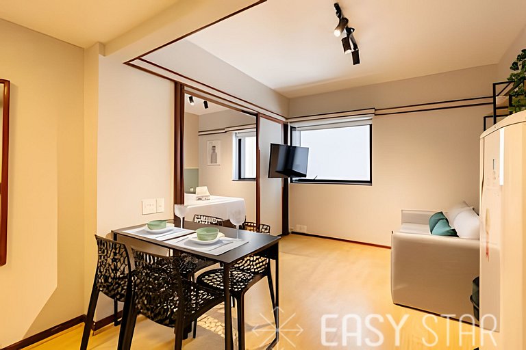Easy Star - Belissímo flat C/Vaga no Jardim Paulista - HQ01I