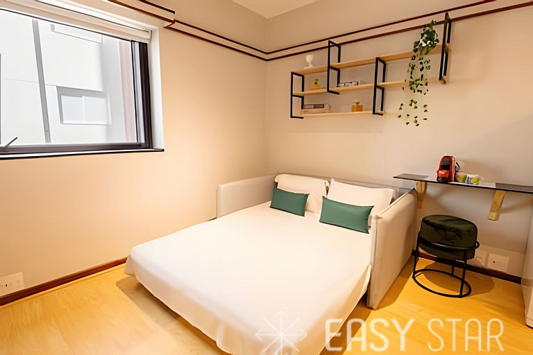 Easy Star - Belissímo flat C/Vaga no Jardim Paulista - HQ01I