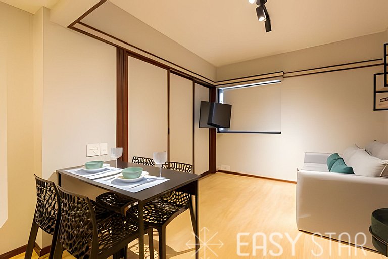 Easy Star - Belissímo flat C/Vaga no Jardim Paulista - HQ01I