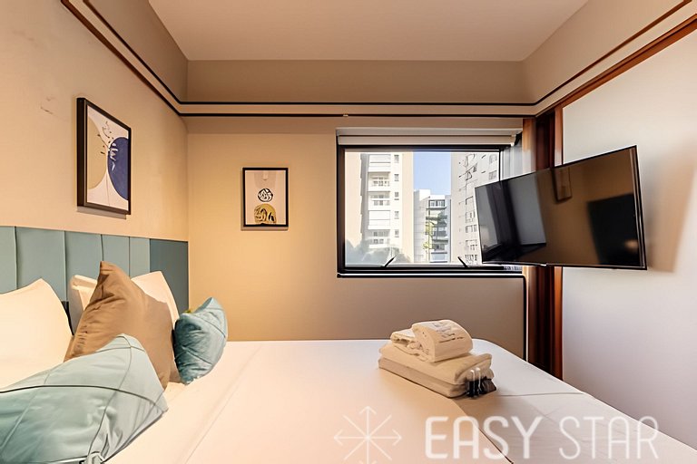 Easy Star - Aconchegante flat perto do Shopping Pamplona - H