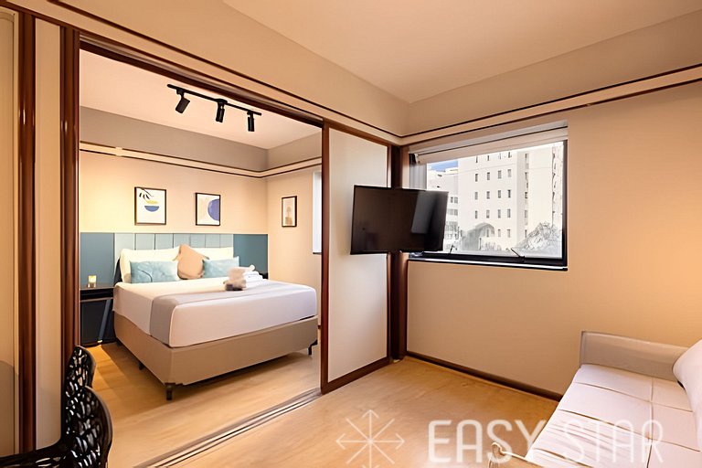 Easy Star - Aconchegante flat perto do Shopping Pamplona - H