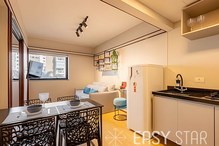 Easy Star - Aconchegante flat perto do Shopping Pamplona - H