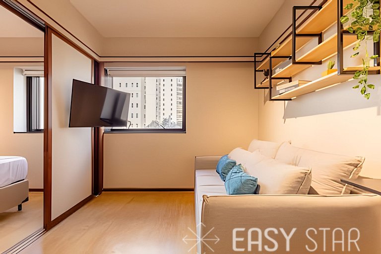 Easy Star - Aconchegante flat perto do Shopping Pamplona - H
