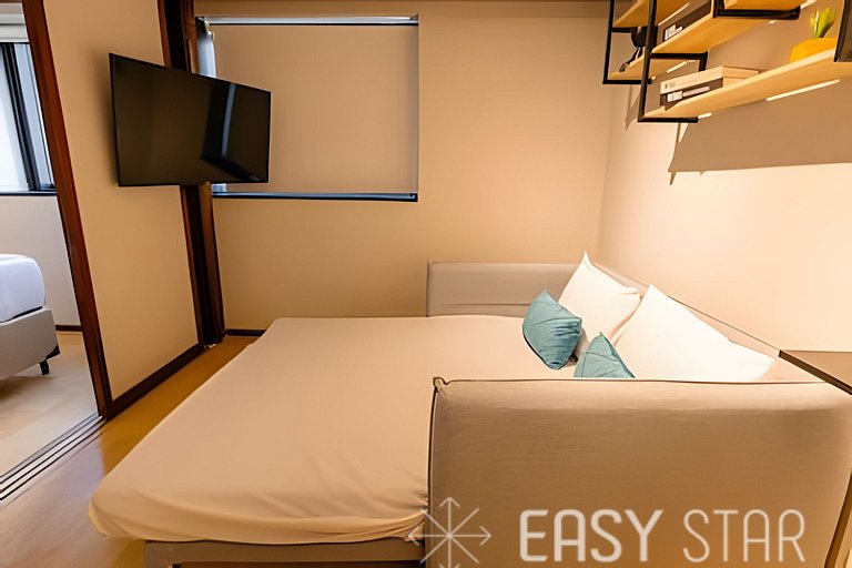 Easy Star - Aconchegante flat perto do Shopping Pamplona - H