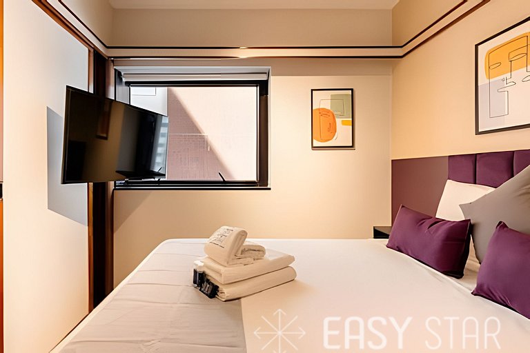 Easy Star - Charmoso flat no classico Jardim Paulista - HR01