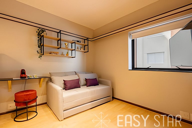 Easy Star - Charmoso flat no classico Jardim Paulista - HR01