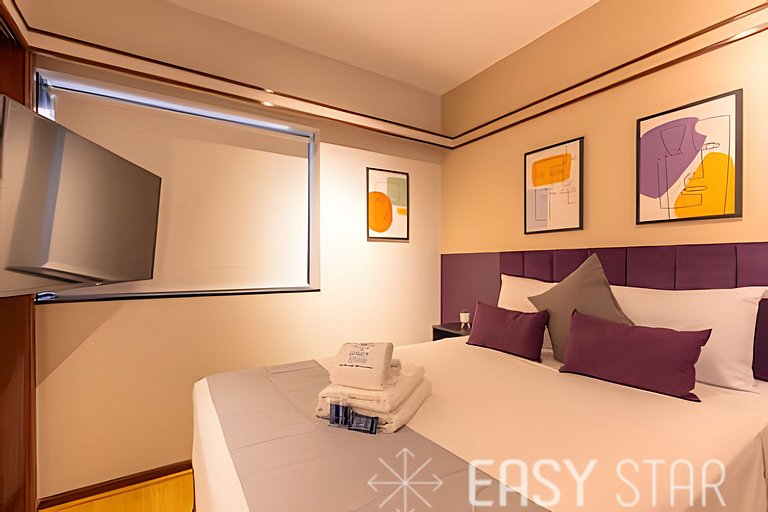 Easy Star - Charmoso flat no classico Jardim Paulista - HR01