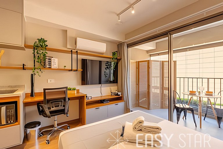 Easy Star - Studio charmoso em Moema prox. do Shop Ibirapuer