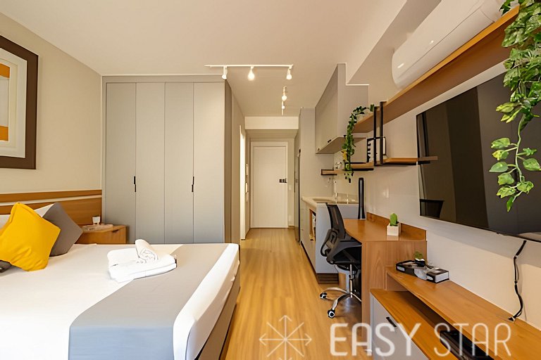 Easy Star - Studio charmoso em Moema prox. do Shop Ibirapuer