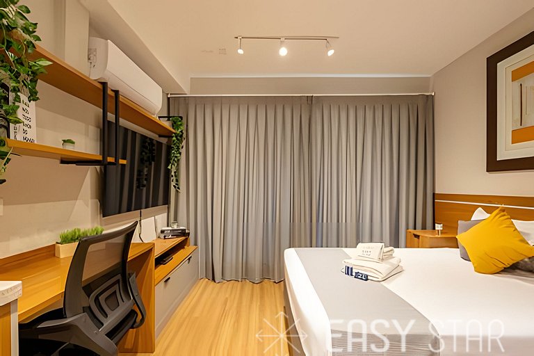 Easy Star - Studio charmoso em Moema prox. do Shop Ibirapuer