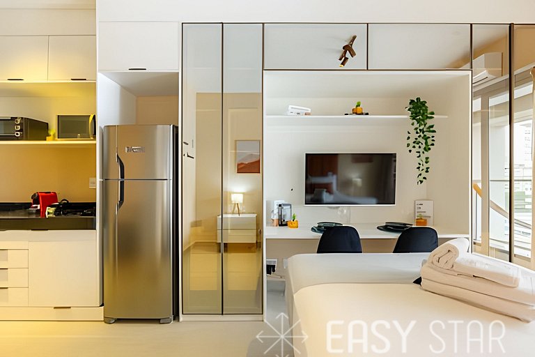 Easy Star - Belo studio na charmosa Pompéia - IK01I