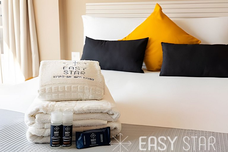 Easy Star - Lindo studio no 24° andar com vista livre - IL01