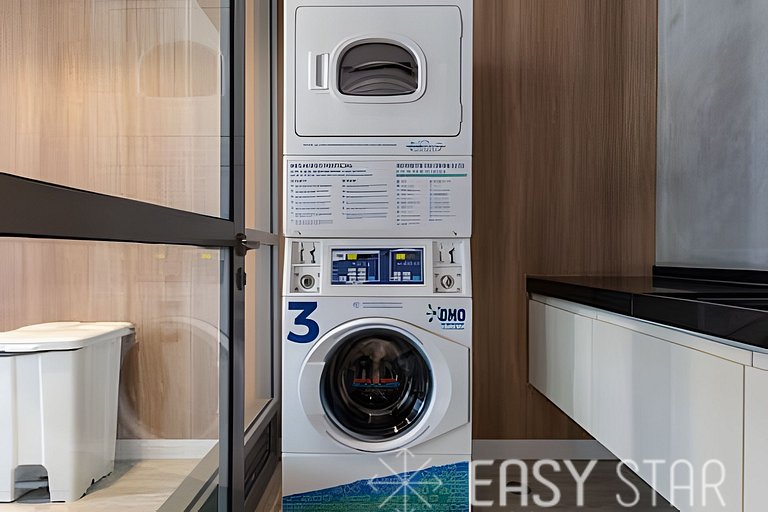 Easy Star - Lindo studio no 24° andar com vista livre - IL01