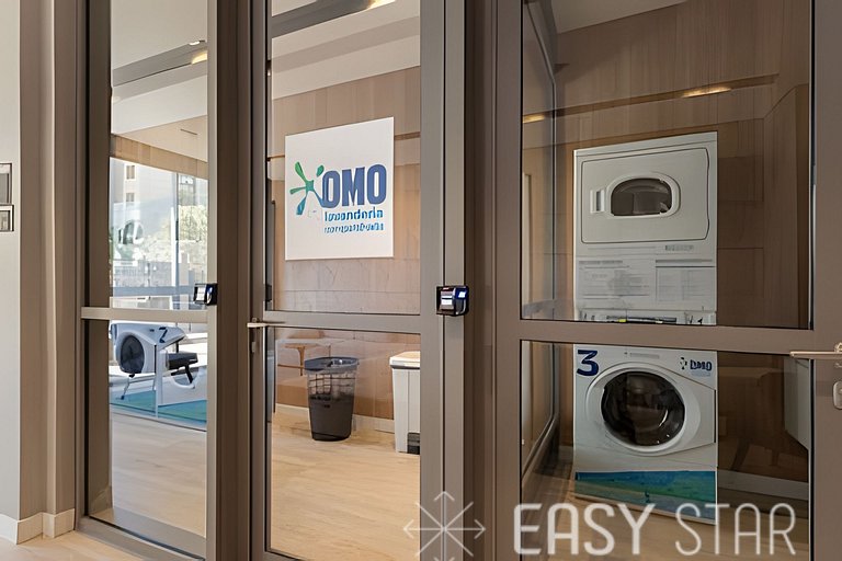 Easy Star - Lindo studio no 24° andar com vista livre - IL01