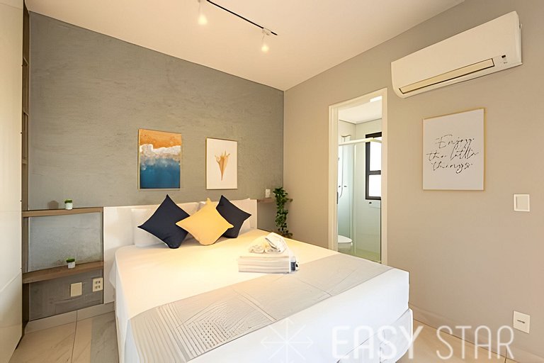 Easy Star - Studio com vista livre Campo Belo - IQ01I