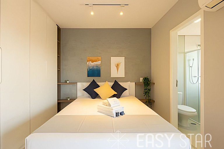 Easy Star - Studio com vista livre Campo Belo - IQ01I