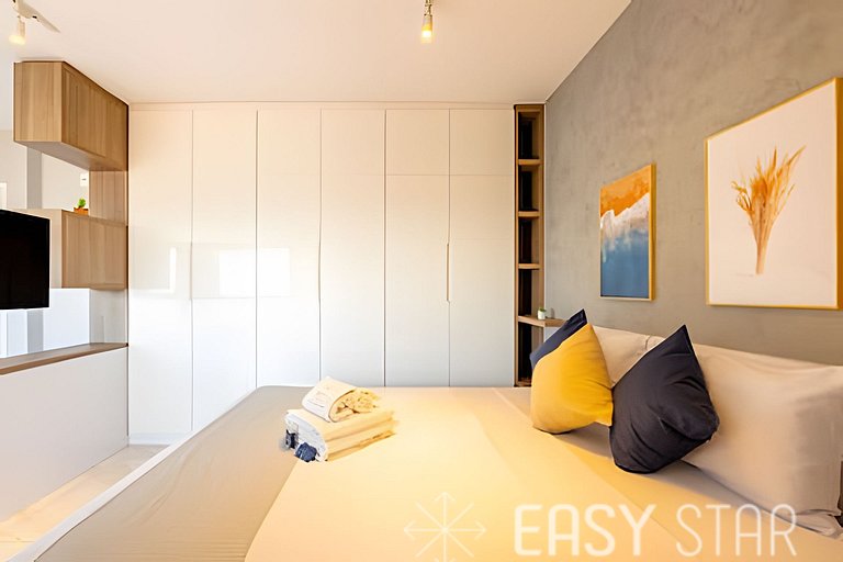 Easy Star - Studio com vista livre Campo Belo - IQ01I