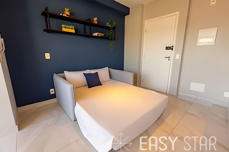 Easy Star - Studio com vista livre Campo Belo - IQ01I