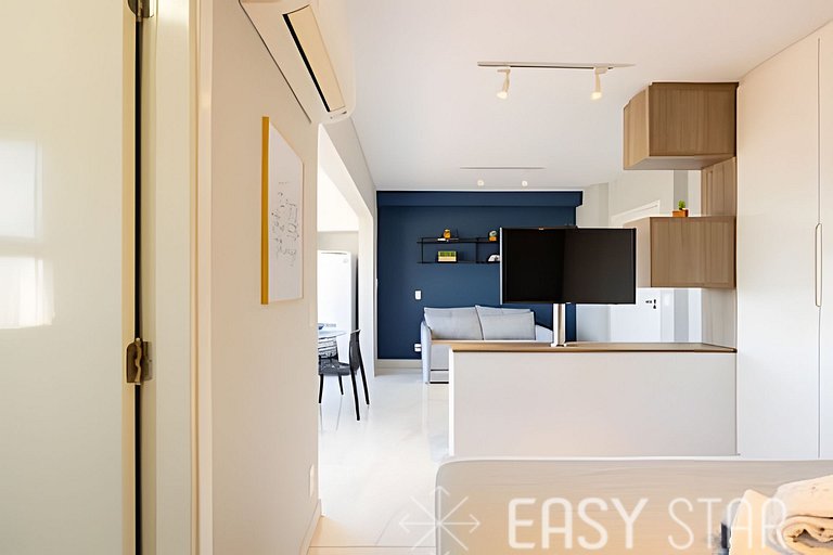 Easy Star - Studio com vista livre Campo Belo - IQ01I