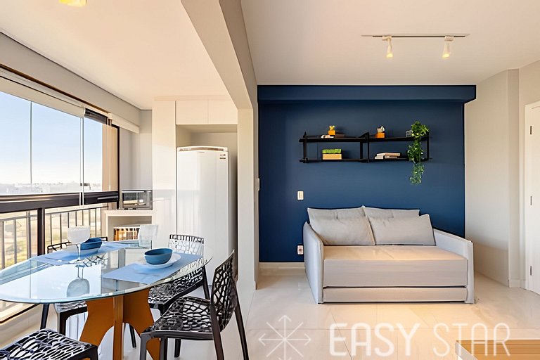 Easy Star - Studio com vista livre Campo Belo - IQ01I