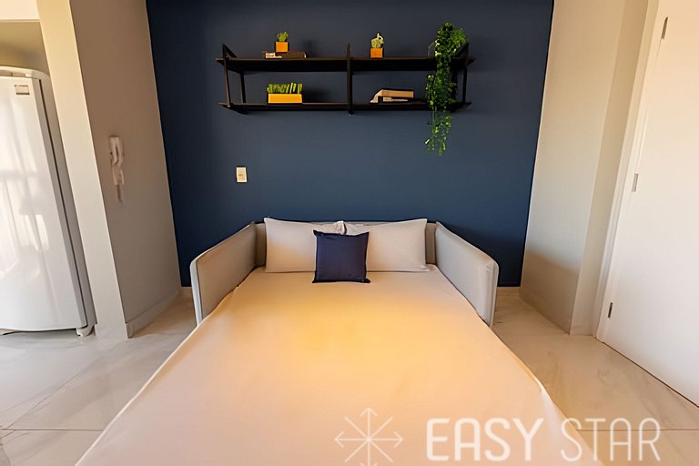 Easy Star - Studio com vista livre Campo Belo - IQ01I