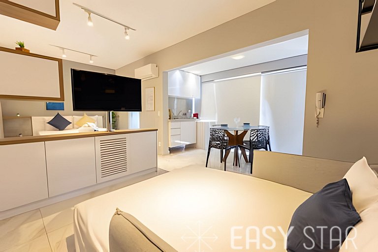 Easy Star - Studio com vista livre Campo Belo - IQ01I