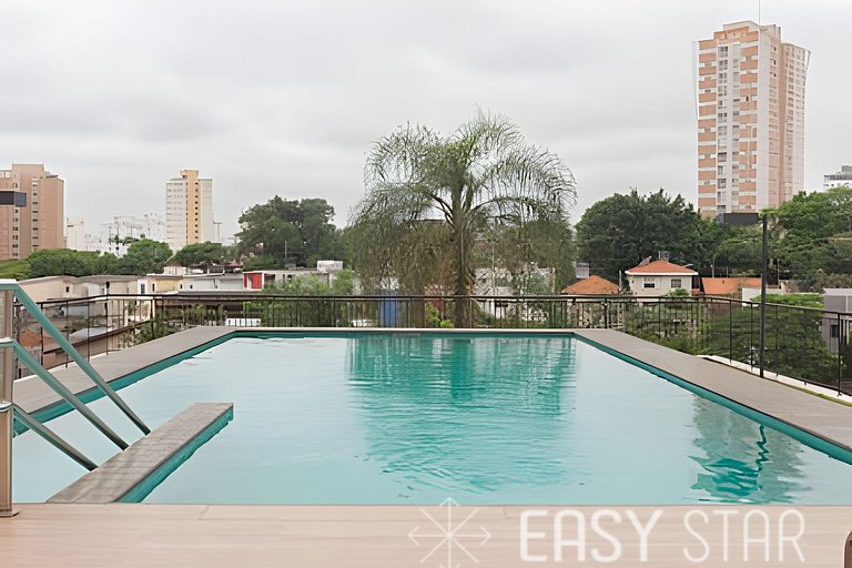 Easy Star - Studio com vista livre Campo Belo - IQ01I