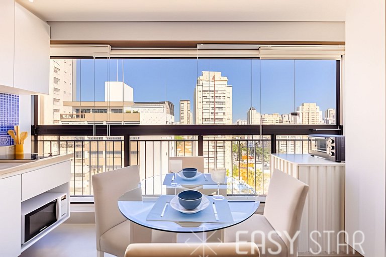Easy Star - Charmoso studio C/Vaga no Campo Belo - IR01I