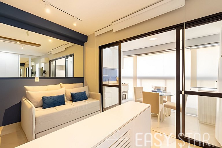 Easy Star - Charmoso studio C/Vaga no Campo Belo - IR01I