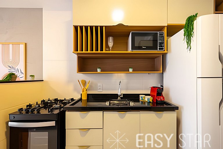 Easy Star - Aconchegante apartamento na Chacára St. Antonio