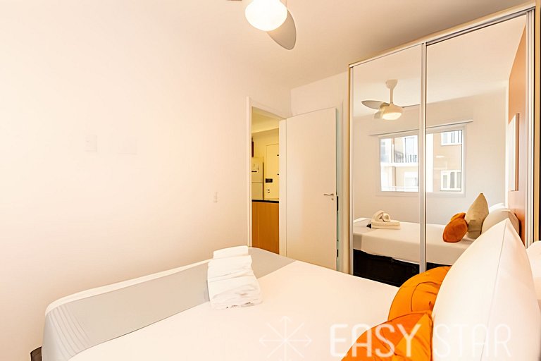 Easy Star - Aconchegante apartamento na Chacára St. Antonio