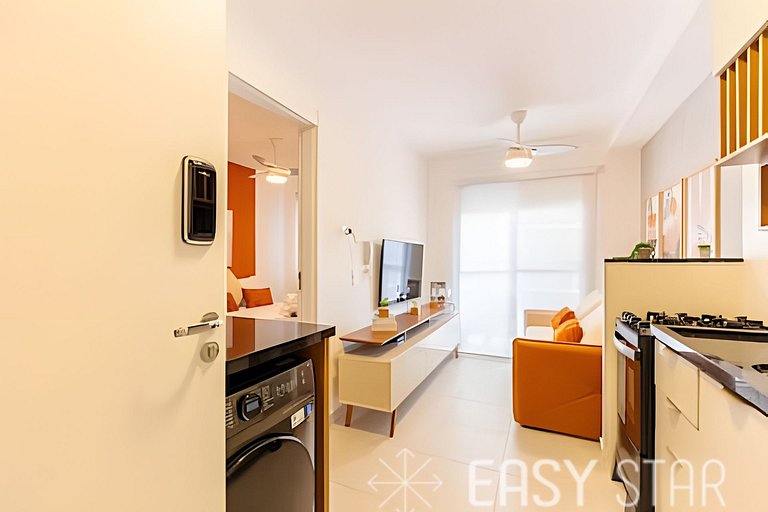 Easy Star - Aconchegante apartamento na Chacára St. Antonio